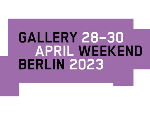 Gallery Weekend – a must for every art lover
