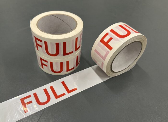 Warnklebeband Tape mit Aufschrift "Full"